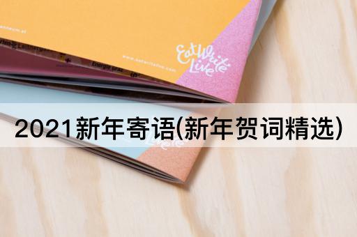 2021新年寄语(新年贺词精选)