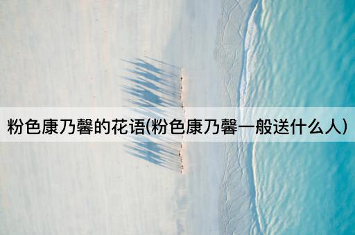 粉色康乃馨的花语(粉色康乃馨一般送什么人)