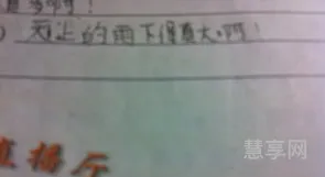 雨下得真大后面怎么写(雨下得…补充句子)