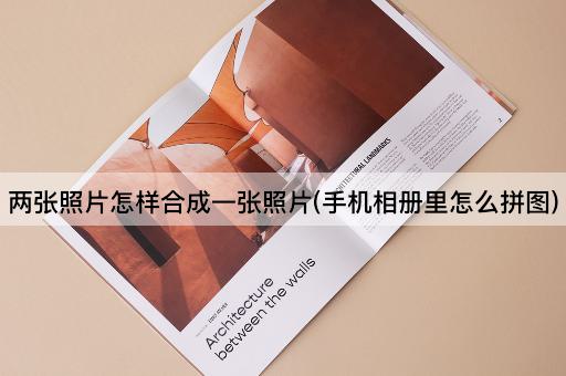 两张照片怎样合成一张照片(手机相册里怎么拼图)