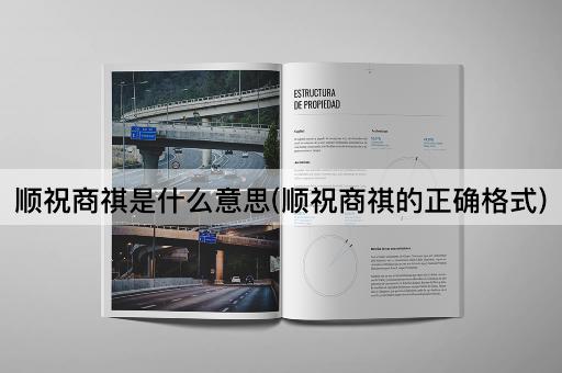 顺祝商祺是什么意思(顺祝商祺的正确格式)