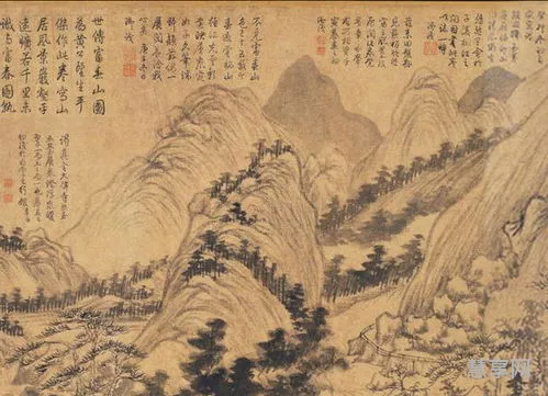 富春山居图赏析(富春山居图鉴赏论文1500字)