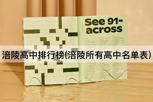 涪陵高中排行榜(涪陵所有高中名单表)