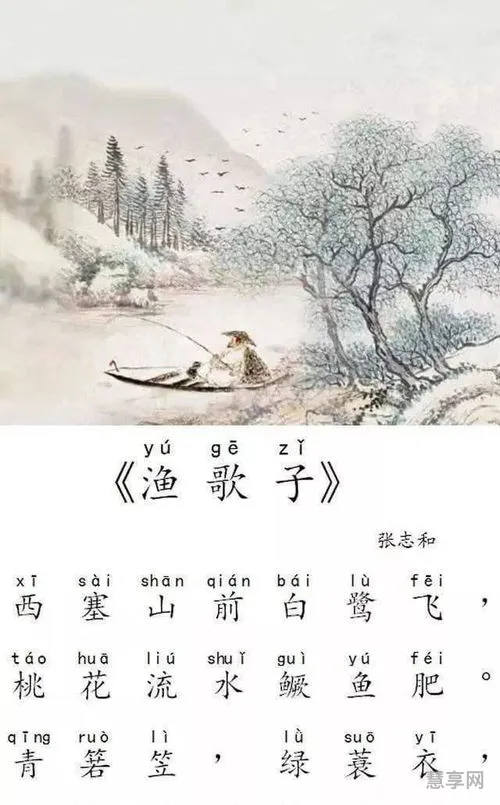 渔歌子张志和(渔歌子的诗意和译文)