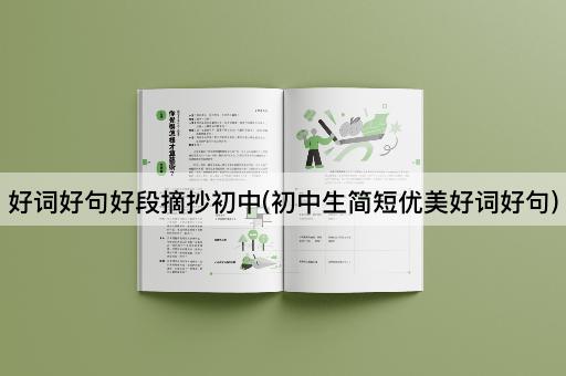 好词好句好段摘抄初中(初中生简短优美好词好句)