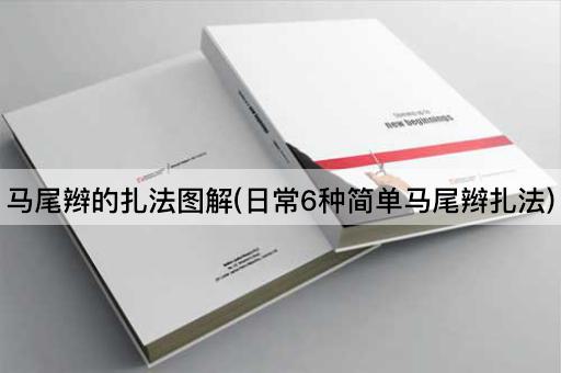 马尾辫的扎法图解(日常6种简单马尾辫扎法)