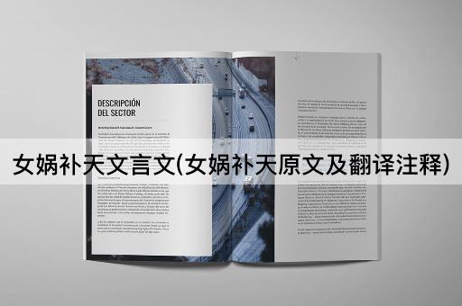 女娲补天文言文(女娲补天原文及翻译注释)