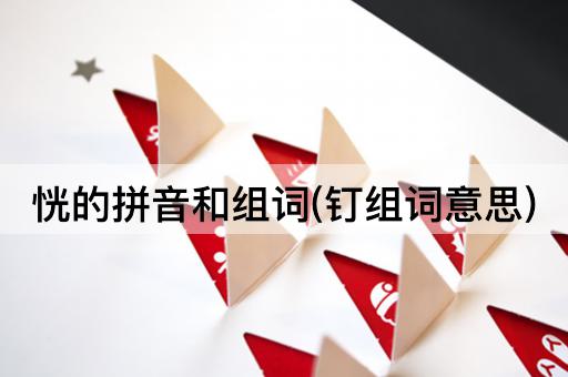 恍的拼音和组词(钉组词意思)