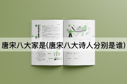 唐宋八大家是(唐宋八大诗人分别是谁)
