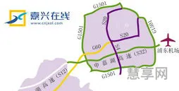 申嘉湖高速公路地图(申嘉湖高速上海段有哪些出口)