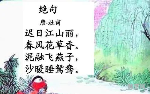 迟日江山丽的全诗翻译(迟日江山丽,春风花草香)