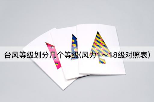 台风等级划分几个等级(风力1～18级对照表)