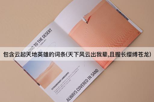 包含云起天地英雄的词条(天下风云出我辈,且握长缨缚苍龙)