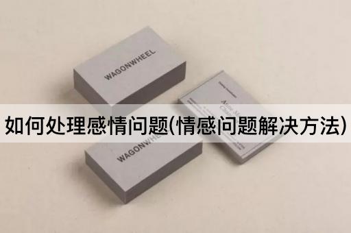 如何处理感情问题(情感问题解决方法)