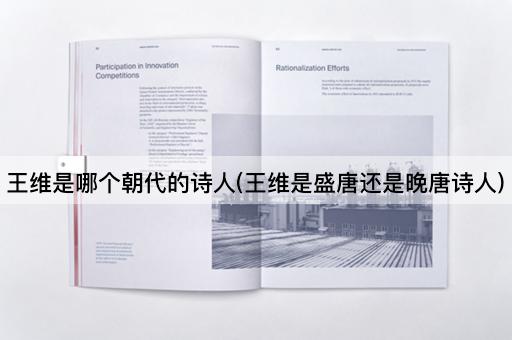 王维是哪个朝代的诗人(王维是盛唐还是晚唐诗人)
