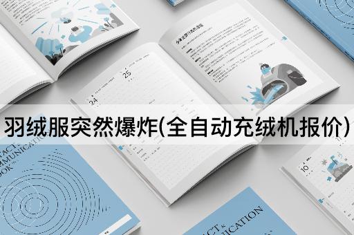 羽绒服突然爆炸(全自动充绒机报价)