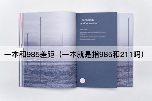 一本与985、211的差距