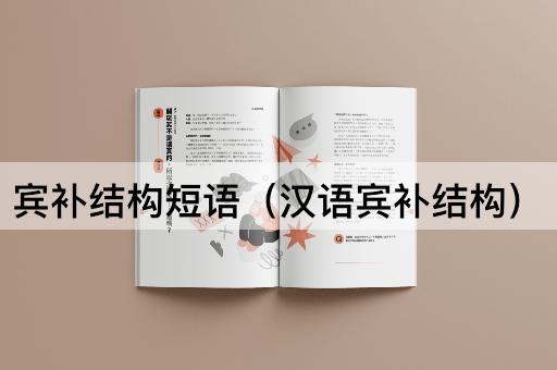 宾补结构短语（汉语宾补结构）