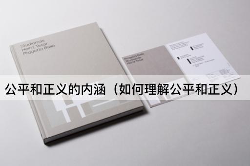 公平和正义的内涵（如何理解公平和正义）