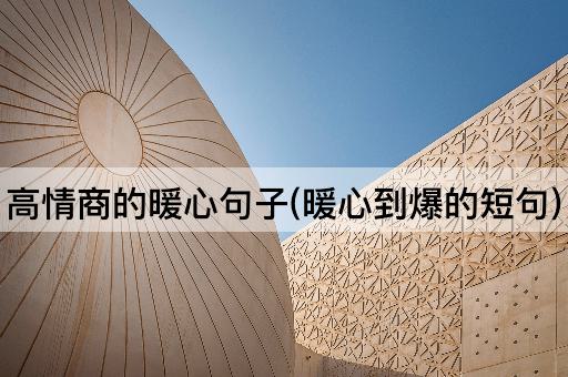 高情商的暖心句子(暖心到爆的短句)