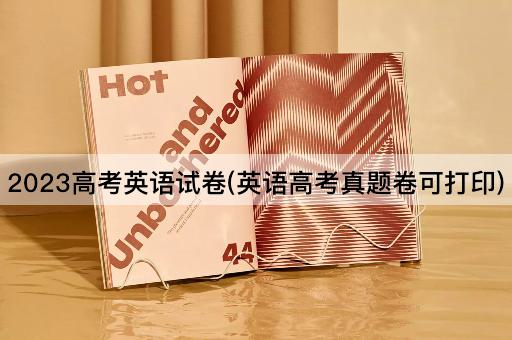 2023*英语试卷(英语*真题卷可打印)