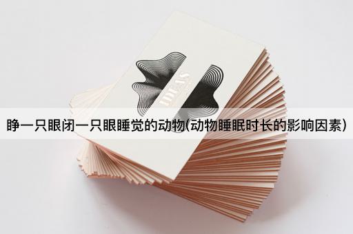 睁一只眼闭一只眼睡觉的动物(动物睡眠时长的影响因素)