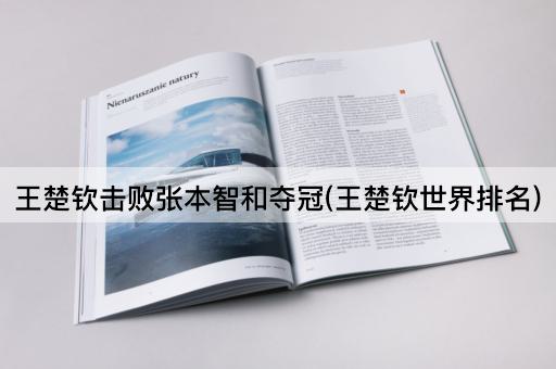 王楚钦击败张本智和夺冠(王楚钦世界排名)