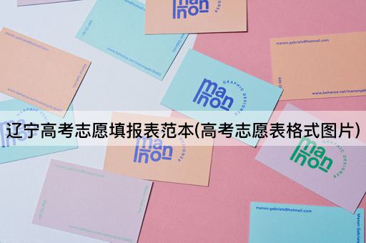 辽宁高考志愿填报表范本(高考志愿表格式*)
