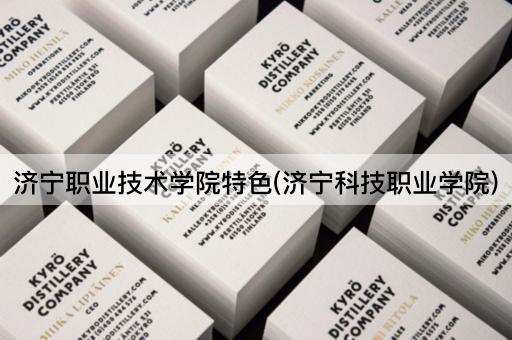 济宁职业技术学院特色(济宁科技职业学院)