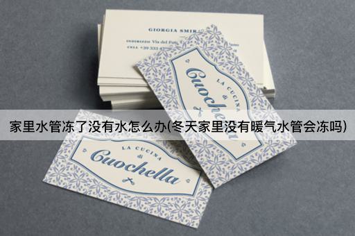 家里水管冻了没有水怎么办(冬天家里没有暖气水管会冻吗)