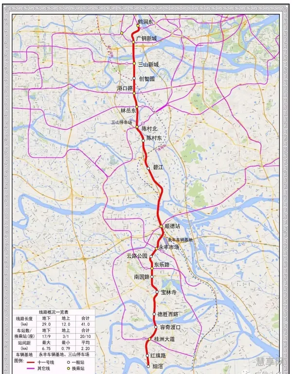 11号线全线站点(江北11号线最新线路图)