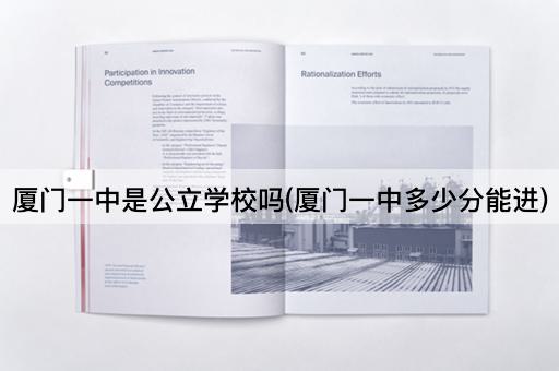 厦门一中是公立学校吗(厦门一中多少分能进)