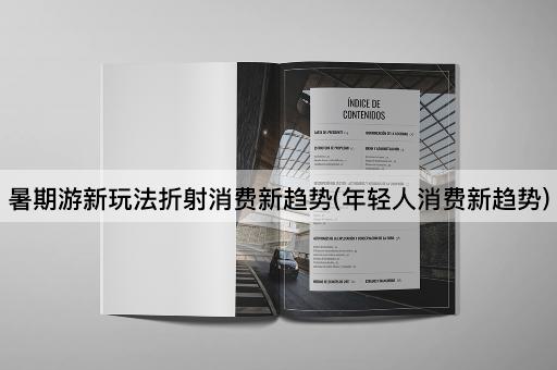 暑期游新玩法折射消费新趋势(年轻人消费新趋势)