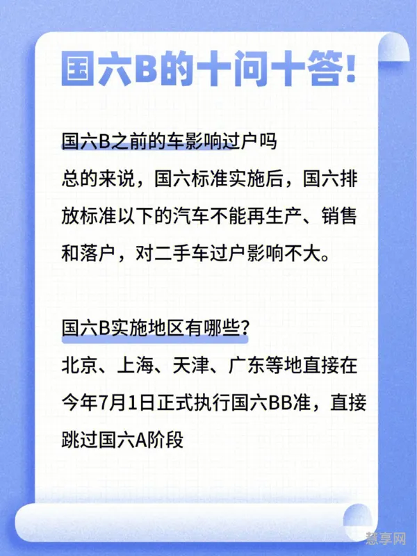 2023年1月1日执行国六汽油(汽油车分国几的吗)