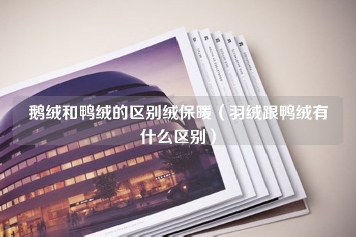 鹅绒与鸭绒的保暖性能对比