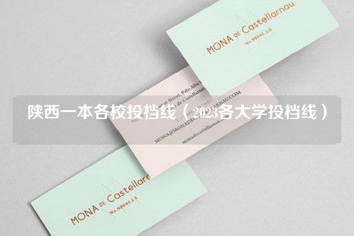 陕西一本各校投档线（2023年录取分数线）
